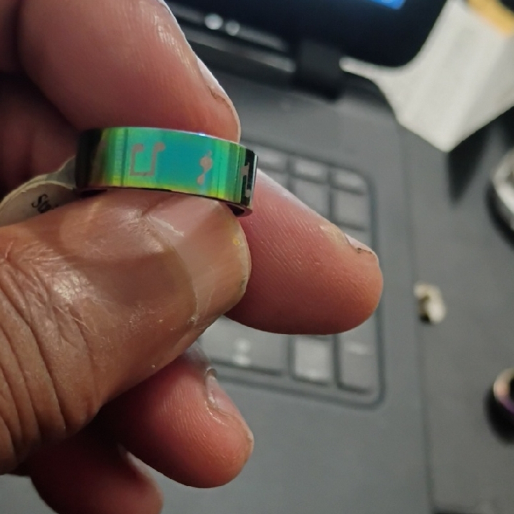 Iridescent Band Ring